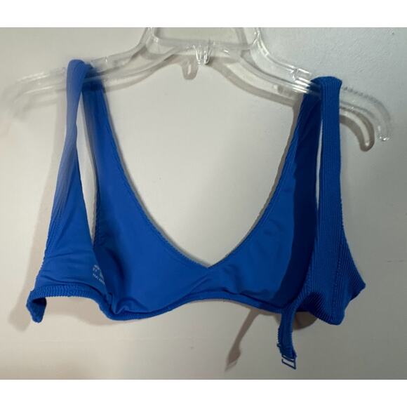 Aerie Blue Bikini Small Top and Medium High Cut Bottom S/M - Picture 9 of 9